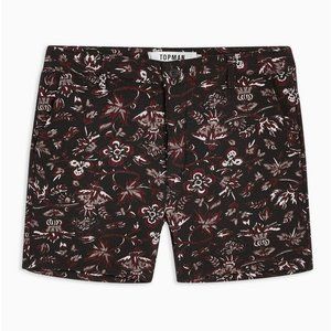 Topman Floral Tapestry Short
